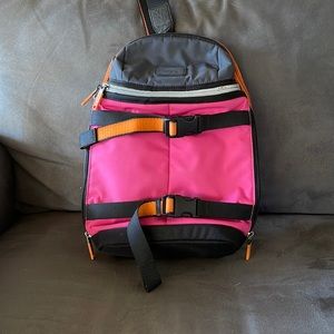 TUMI mini backpack (PINK/GREY/ORANGE)